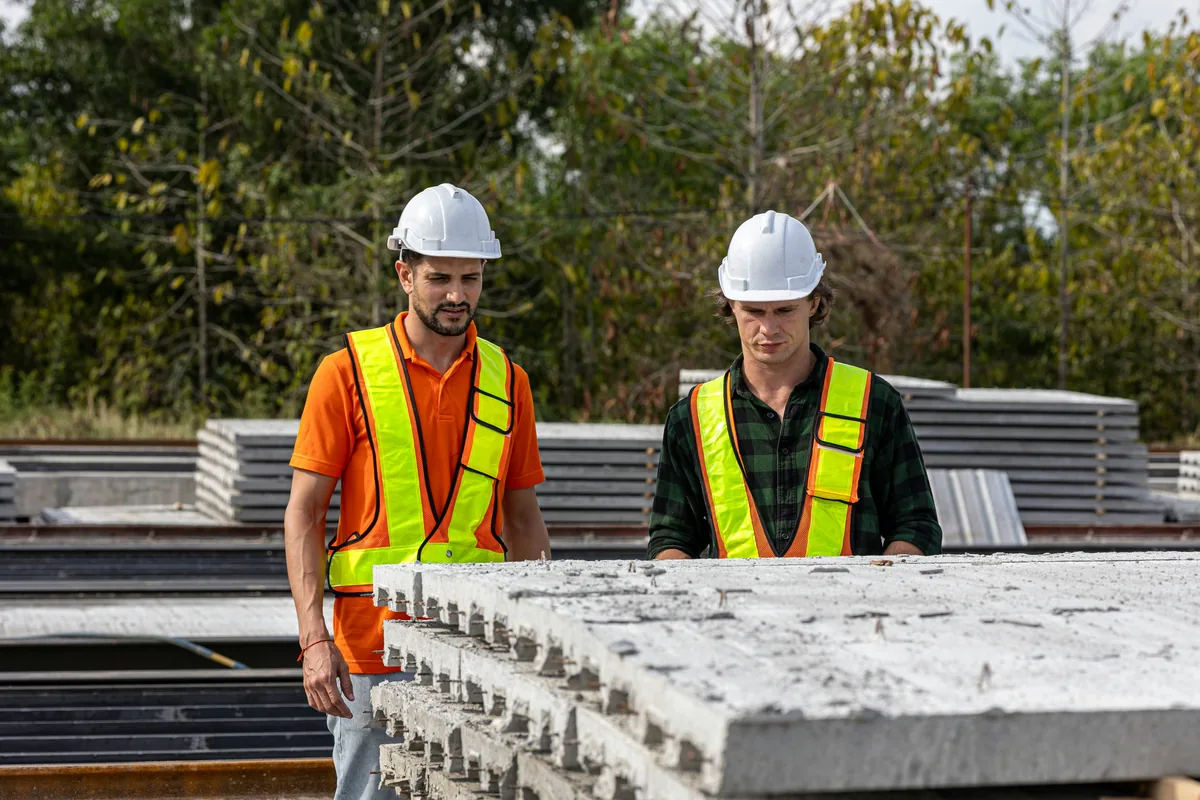 Rebar and slab preparation
